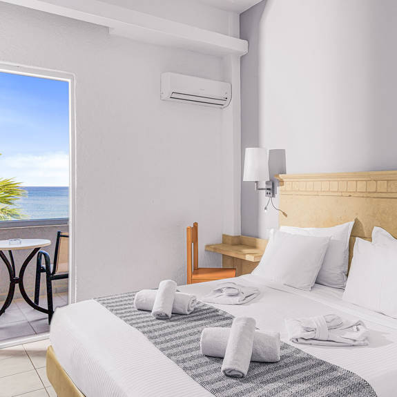 Glaros Hotel Hersonissos Crete Superior Or Seaview Room 5