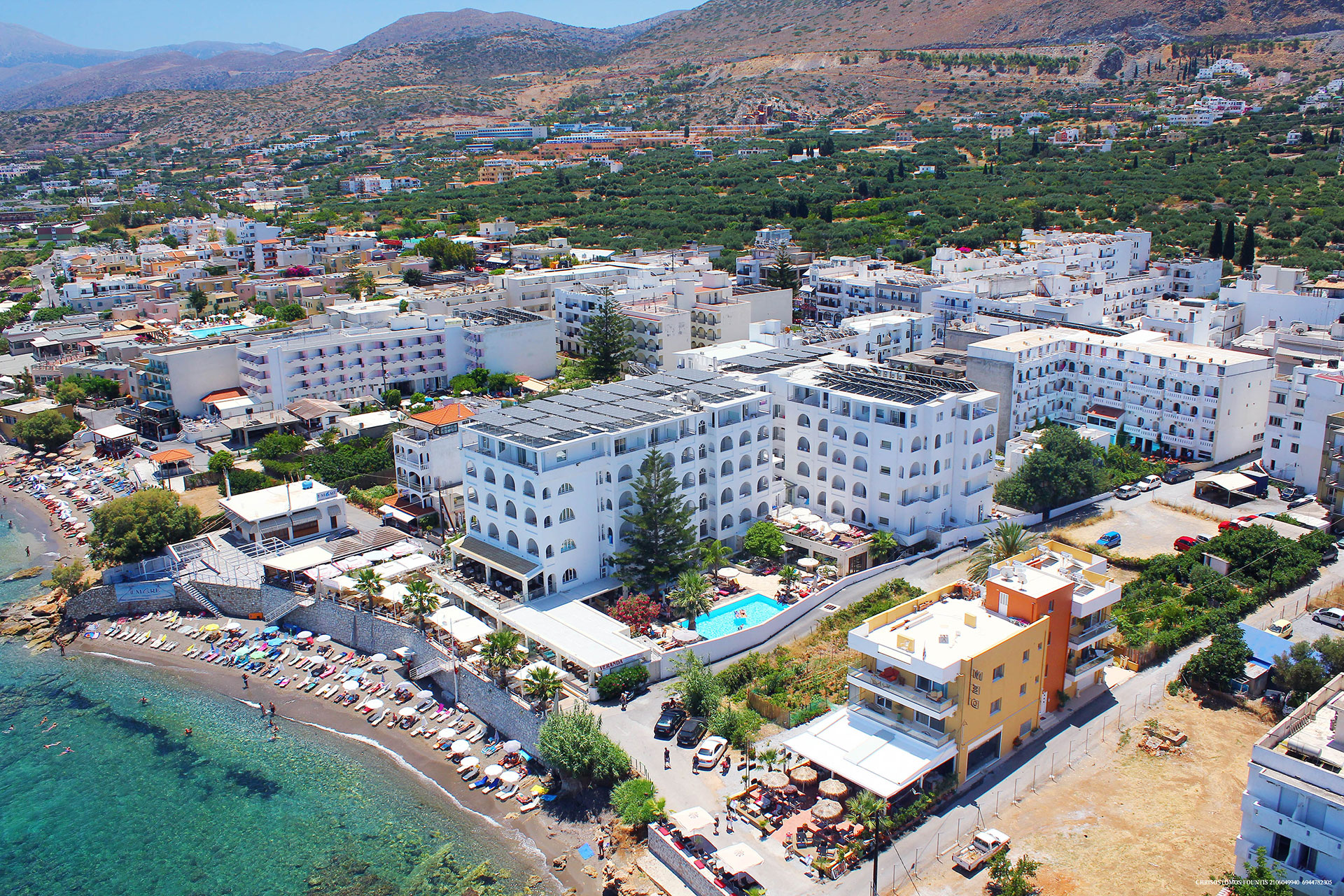 Glaros Beach Hotel Hersonissos Crete 4 Beach