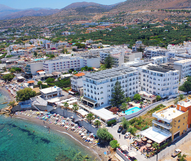 Glaros Beach Hotel Hersonissos Crete 4 Beach