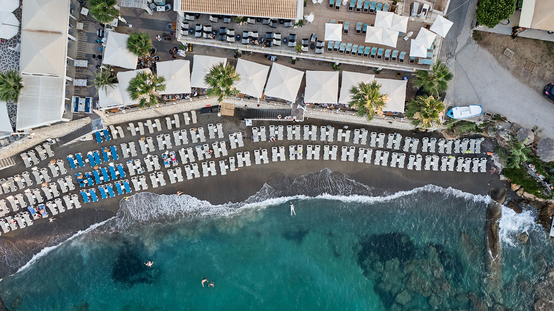 Glaros Beach Hotel Hersonissos Crete Aerial View 0018